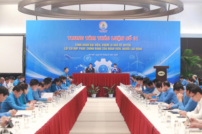 Quang cảnh Trung tâm thảo luận số 01. (Ảnh: Dương Dũng).