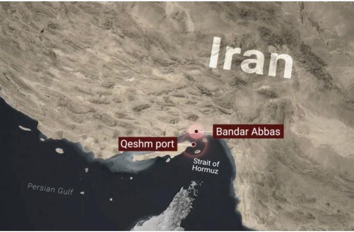 Đảo Qeshm nằm gần eo biển Hormuz. Ảnh: Anadolu
