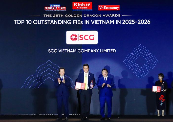 SCG được vinh danh Top 10 Doanh nghiệp FDI tiêu biểu - Doanh nghiệp tiên phong thực thi ESG tại Giải thưởng Rồng Vàng lần thứ 25