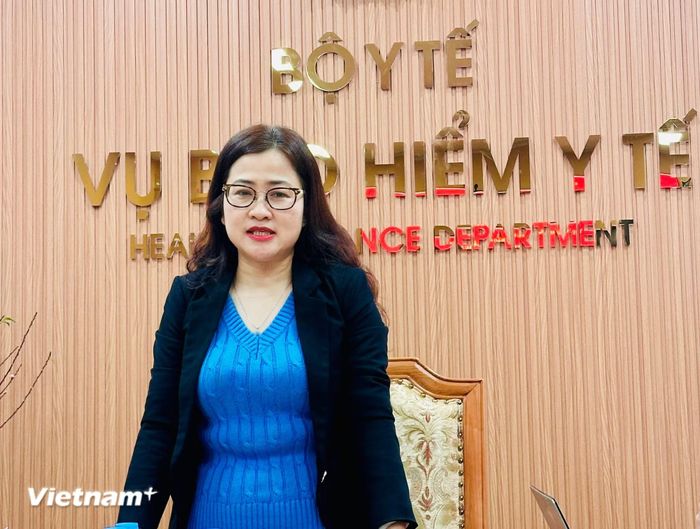 Bà Trần Thị Trang - Vụ trưởng Vụ Bảo hiểm Y tế (Bộ Y tế). (Ảnh: T.G/Vietnam+)
