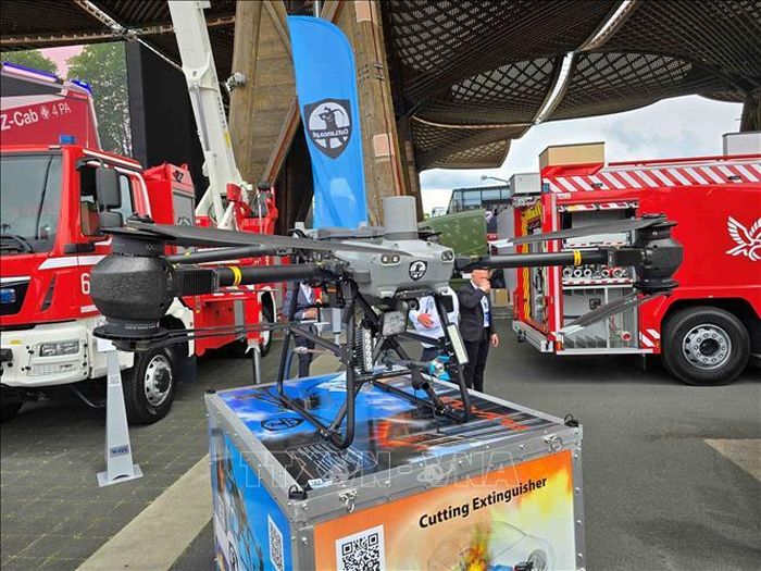Các sản phẩm công nghệ cao được trưng bày tại triển lãm INTERSCHUTZ 2026.