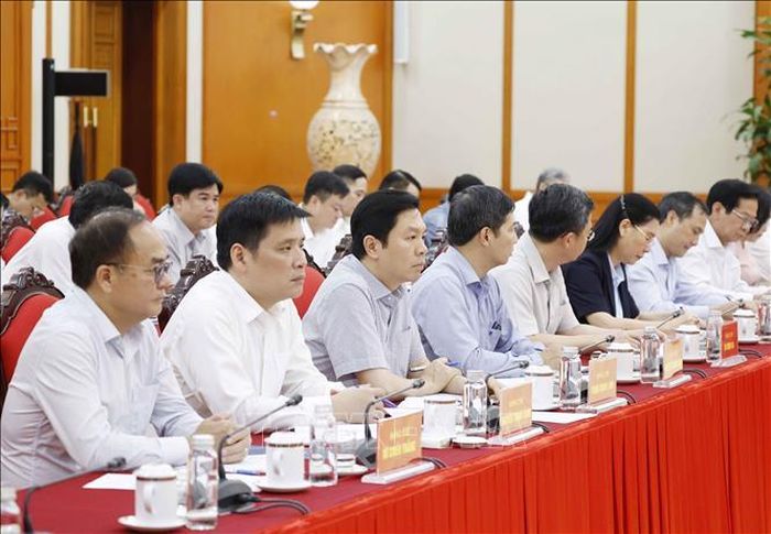 Các đại biểu tham dự cuộc họp. Ảnh: Thống Nhất/TTXVN