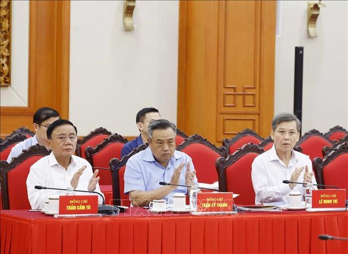 Các đại biểu tham dự cuộc họp. Ảnh: Thống Nhất/TTXVN