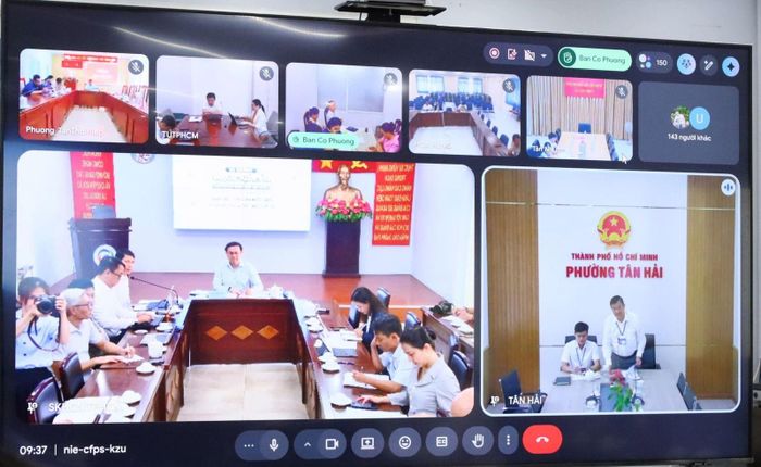 Hội nghị được tổ chức theo hình thức trực tiếp kết hợp trực tuyến đến 168 phường, xã và đặc khu trên địa bàn TP Hồ Chí Minh.