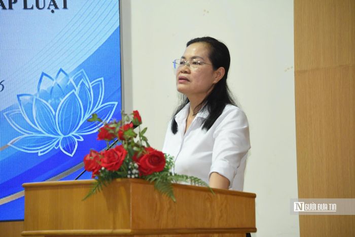 Bà Nguyễn Thị Hồng Hạnh, Giám đốc Sở Tư pháp Tp.HCM.