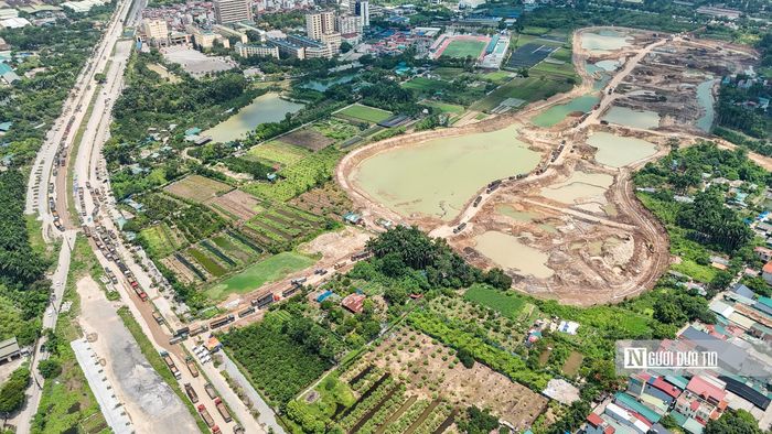 Hiện đang thực hiện công tác hoàn thiện, dự kiến hoàn thành dự án trước 30/6. Dự án được kỳ vọng không chỉ nâng cao năng lực tiêu thoát nước mà còn tạo thêm không gian sinh thái, cải thiện đáng kể diện mạo đô thị cho khu vực phía Bắc thủ đô.
