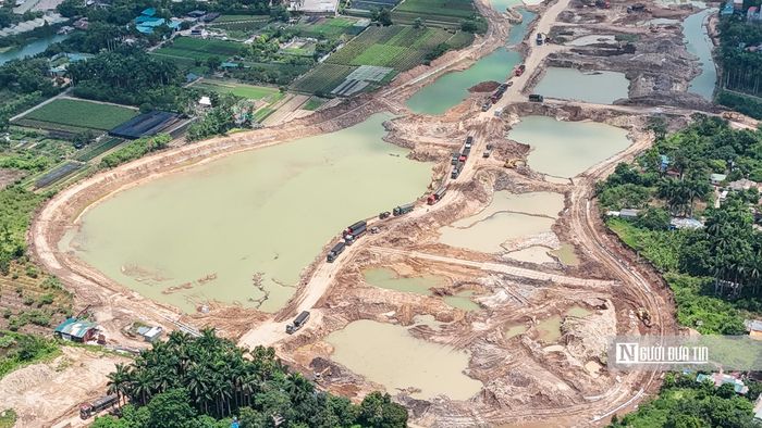 Dự án có diện tích mặt hồ khoảng 14,5 ha. Đến nay cơ bản đã hoàn thành được khoảng gần 80% khối lượng và đã kết nối vào hệ thống thoát nước khu vực.