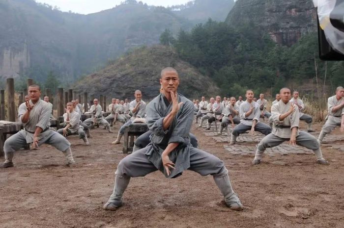 Dạy võ thuật là một mảng kinh doanh của chùa Thiếu Lâm. Ảnh: Sohu.