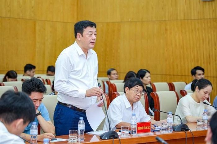 Đại biểu phát biểu tại Hội nghị