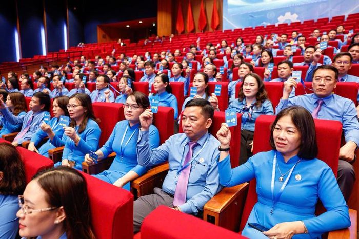 Đại hội XIV Công đoàn Việt Nam quy tụ 780 đại biểu ưu tú. Ảnh: Nguyễn Hải