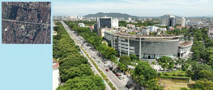Thư viện tỉnh Thanh Hóa được xây dựng trên nền một góc của Hạc Thành xưa
