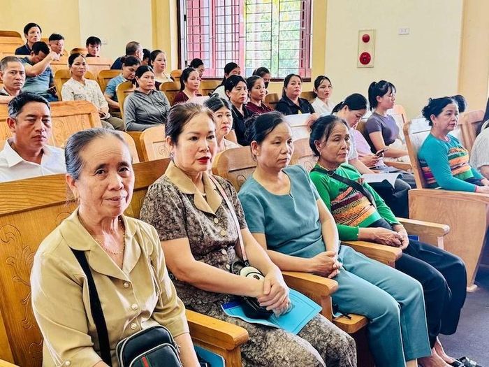 Các đại biểu tham gia lớp tập huấn.