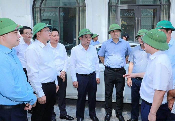 Bí thư Tỉnh ủy Lê Đức Thái khảo sát dự án Khu dân cư 01, 03 Nguyễn Du.