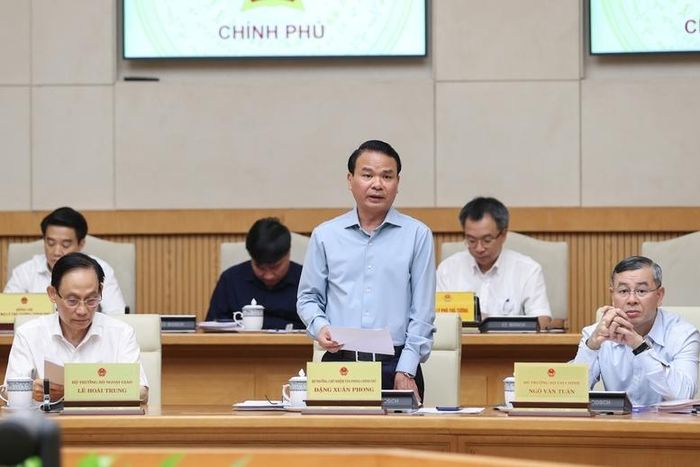 Bộ trưởng, Chủ nhiệm Văn phòng Chính phủ Đặng Xuân Phong phát biểu. Ảnh: VGP