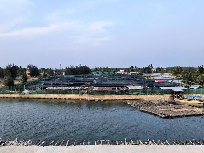 Mố M2 và một số trụ của Trường Giang không thể thi công nhiều tháng qua. Ảnh: CÔNG TÚ