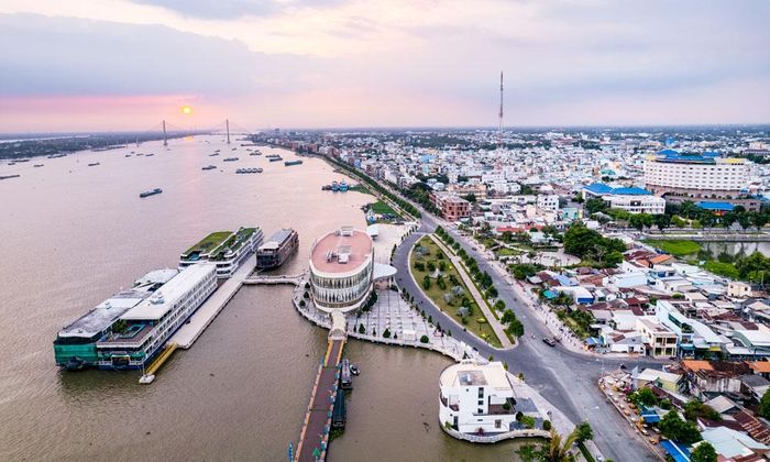 Một góc trung tâm tỉnh Đồng Tháp. Ảnh minh họa: Bùi Gia Phú
