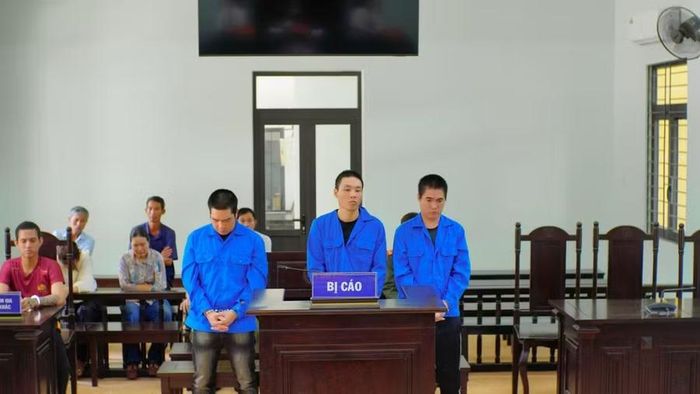  Hội đồng xét xử sơ thẩm đã tuyên phạt 25 năm tù với 3 bị cáo phạm tội về ma túy. Ảnh: ĐVCC 