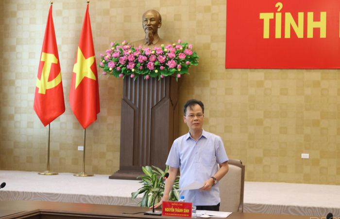 Đồng chí Nguyễn Thành Sinh - Phó Chủ tịch UBND tỉnh kết luận hội nghị.