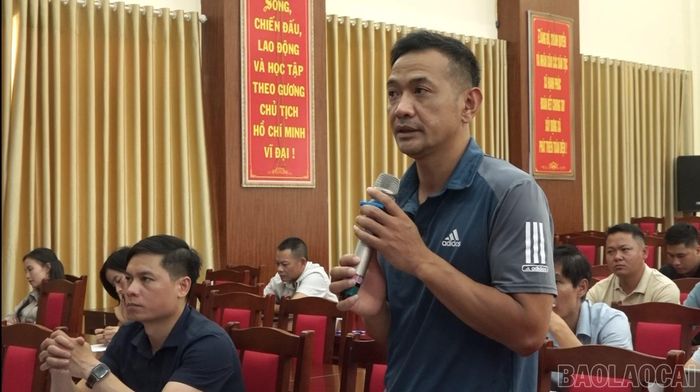 Các đại biểu đóng góp ý kiến vào quy hoạch chung.