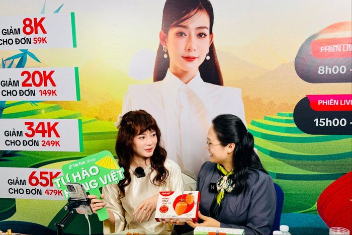 Các sản phẩm nông nghiệp Lâm Đồng cùng các KOL kết hợp bán hàng trên TikTok Shop