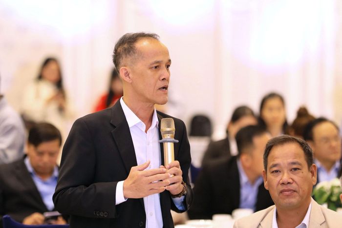 Đại diện doanh nghiệp tỉnh Khánh Hòa trao đổi tại chương trình