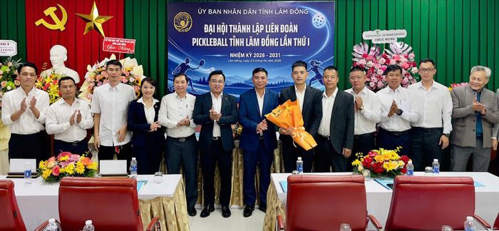 Ban Chấp hành Liên đoàn Pickleball tỉnh Lâm Đồng khóa I, nhiệm kỳ 2026 - 2031 ra mắt Đại hội