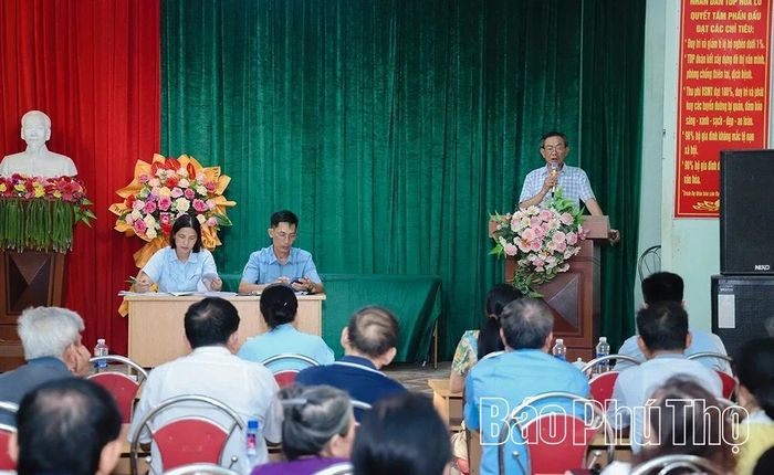 Quang cảnh buổi sinh hoạt.