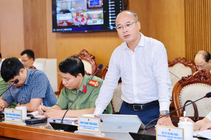 Ông Phạm Tiến Ngọc, Phó Cục trưởng Cục Cơ yếu Đảng - Chính quyền, Ban Cơ yếu Chính phủ. Ảnh: Bộ GD-ĐT