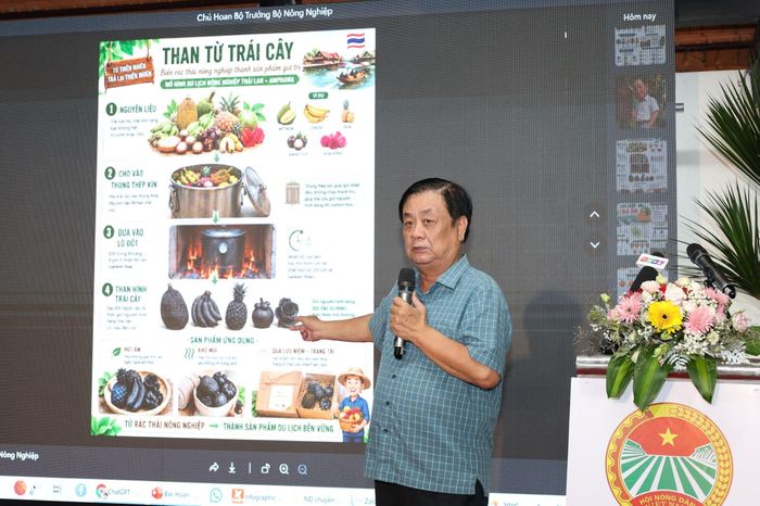 Ở một số nước nông nghiệp tiên tiến, nông sản dư thừa khi cung vượt hơn cầu, nông dân làm than từ trái cây thay vì đổ đi