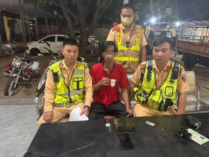 Tài xế Võ Đức Thắng bị bắt giữ khi dương tính với ma túy.