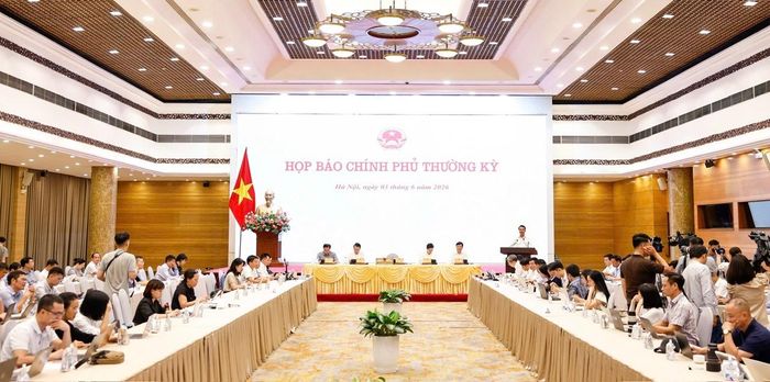 Quang cảnh Họp báo. Ảnh: HỒNG NHUNG
