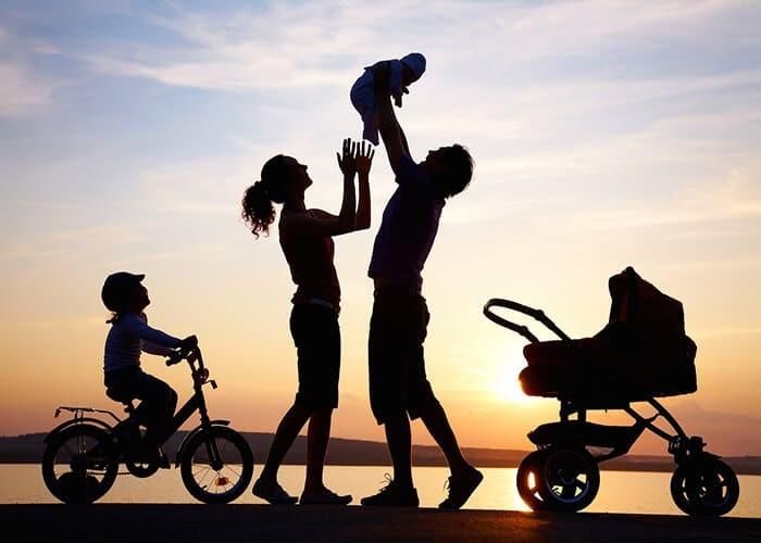 Gia đình hòa thuận, ít xảy ra mâu thuẫn lớn. Ảnh minh họa.