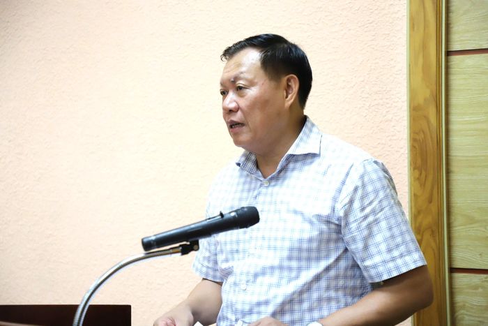 Thứ trưởng Bộ Y tế Đỗ Xuân Tuyên phát biểu đánh giá cao vai trò của 2 chuyên gia CDC Hoa Kỳ với ngành y tế Việt Nam và công tác chăm sóc sức khỏe nhân dân.