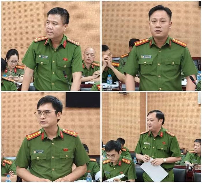Đại diện các đơn vị báo cáo thảo luận