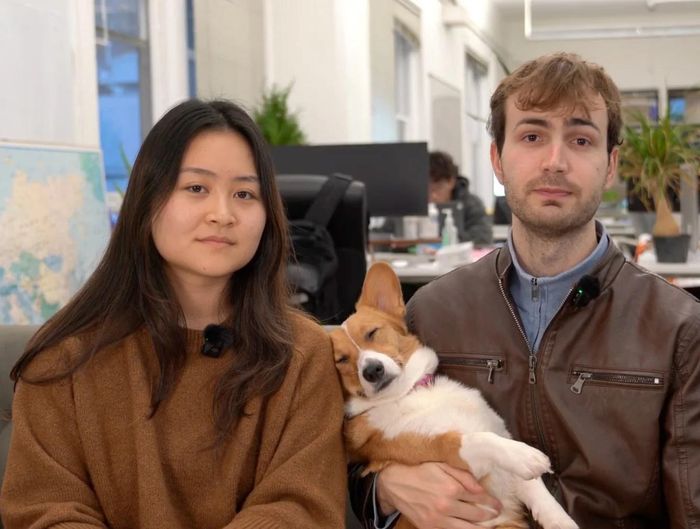  Emily Yuan và Nico Laqua, hai đồng sáng lập startup bảo hiểm ứng dụng trí tuệ nhân tạo. Ảnh: Corgi Insurance.