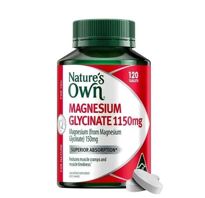  Sản phẩm Nature’s Own Magnesium Glycinate 1150 mg. Ảnh: Woolworths. 