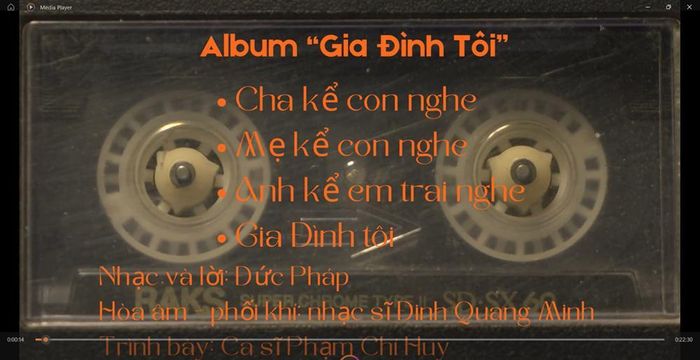 Album xuất hiện với hình ảnh cuộn băng cassette cũ kỹ gợi lại nhiều ký ức tuổi thơ