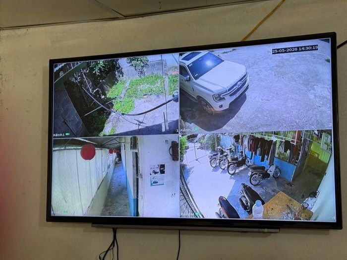 Địa điểm tổ chức đánh bạc được lắp đặt nhiều mắt camera xung quanh. Ảnh: Công an tỉnh Tuyên Quang