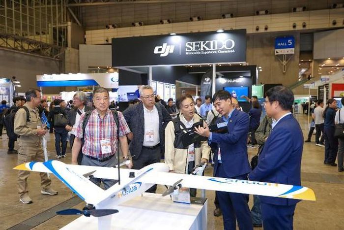 Gian hàng HTI UAS nhận được sự quan tâm của nhiều chuyên gia, doanh nghiệp và khách tham quan quốc tế tại Japan Drone Expo 2026.
