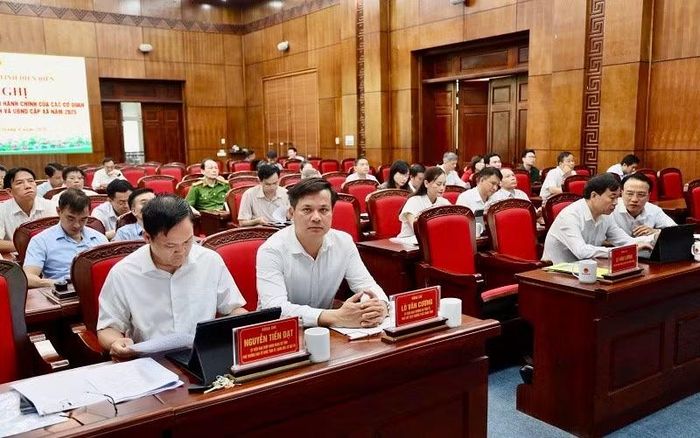 Đại biểu dự Hội nghị công bố kết quả cải cách hành chính tại Điện Biên.