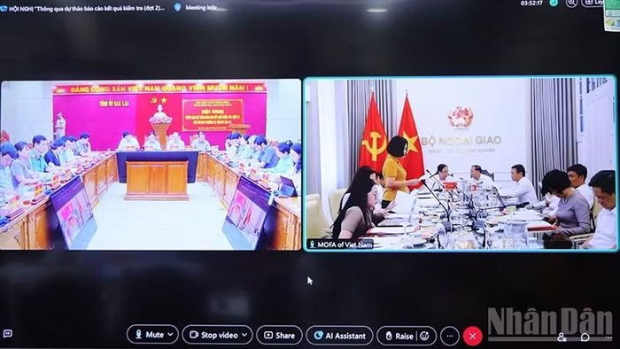 Hội nghị được tổ chức bằng hình thức trực tuyến.
