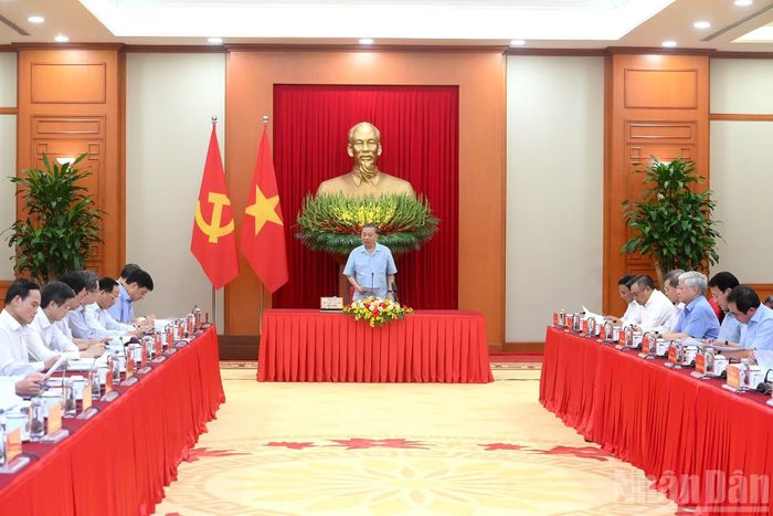  Tổng Bí thư, Chủ tịch nước Tô Lâm chủ trì cuộc làm việc. 