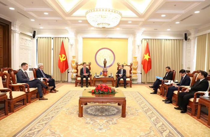 Quang cảnh buổi tiếp.