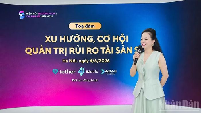 Bà Nguyễn Vân Hiền nhấn mạnh tầm quan trọng của việc đào tạo nâng cao năng lực trong quá trình phát triển của thị trường tài sản số.