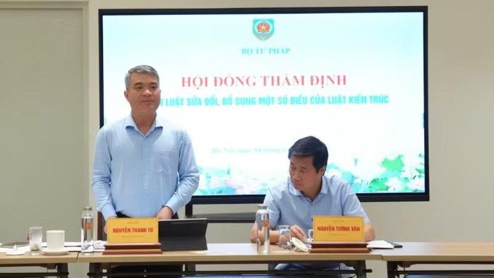 Thứ trưởng Tư pháp Nguyễn Thanh Tú phát biểu tại cuộc họp. (Ảnh: TL)