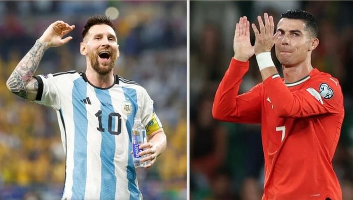 Lionel Messi (ảnh trái) và Cristiano Ronaldo sẽ thi đấu kỳ World Cup thứ 6 trong sự nghiệp (Ảnh: Goal)