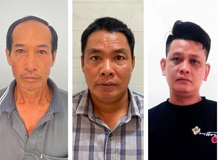 Công an Tây Ninh vận động thành công 3 đối tượng truy nã ra đầu thú. Ảnh: Công An Tây Ninh