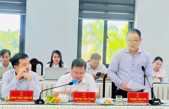 Ông Trương Công Sơn – Chủ tịch UBND xã Thăng Điền chia sẻ.