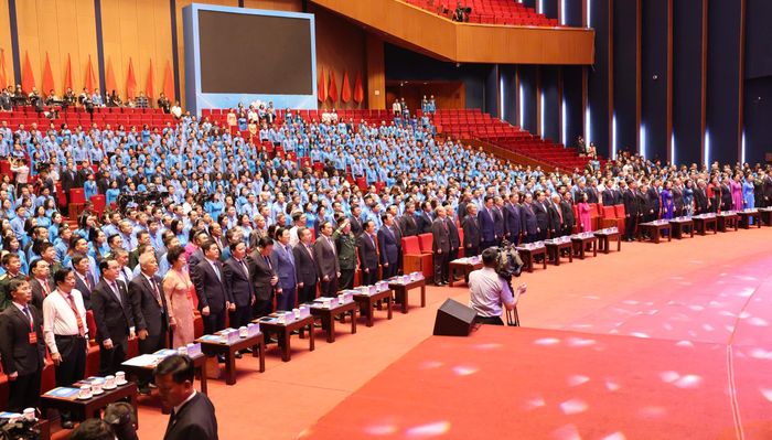  Quang cảnh Đại hội phiên trọng thể. Ảnh: QUANG PHÚC 