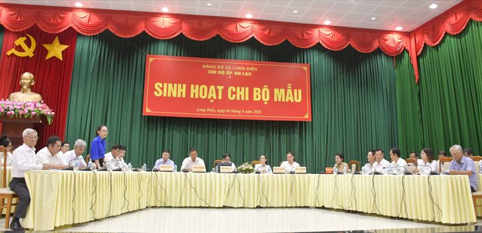  Chi bộ ấp An Lạc sinh hoạt thường kỳ và chuyên đề mẫu 